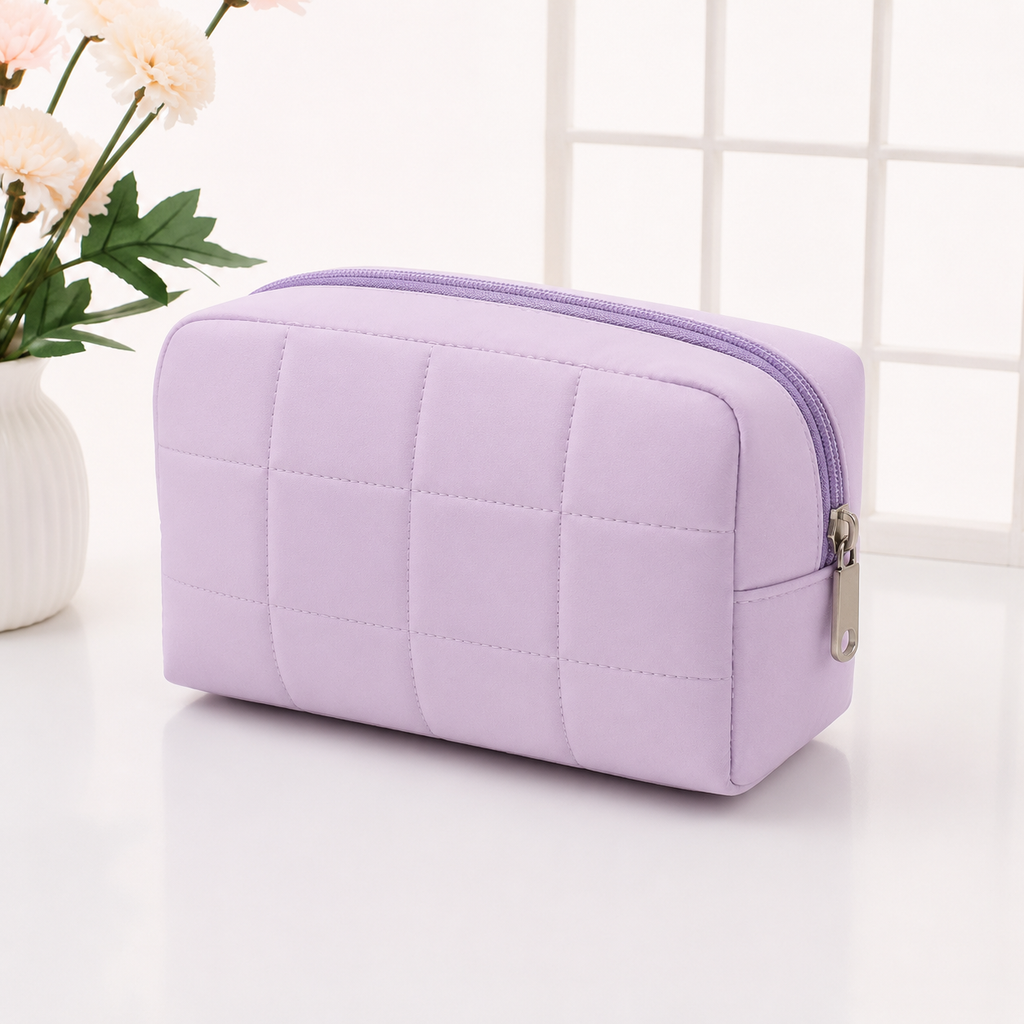 Plush Travel Makeup Pouch