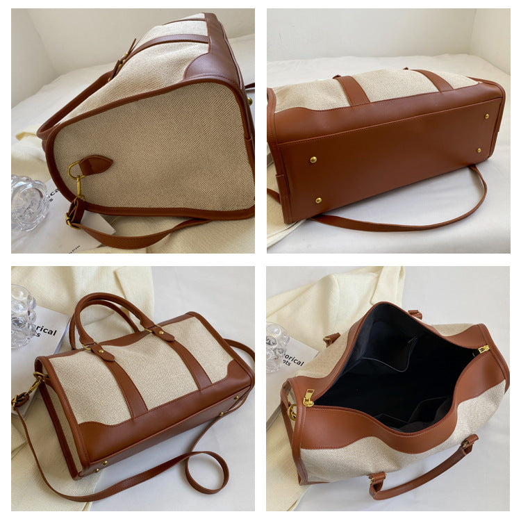 Premium PU Leather Travel Tote Bag