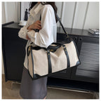 Premium PU Leather Travel Tote Bag