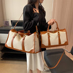 Premium PU Leather Travel Tote Bag