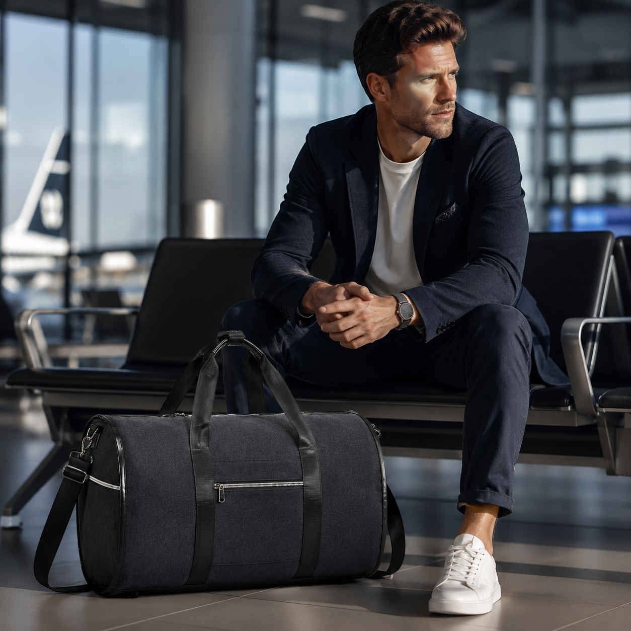 2-in-1 Garment Travel Duffle Bag