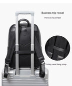 Premium Genuine Leather Men's Travel Backpack
