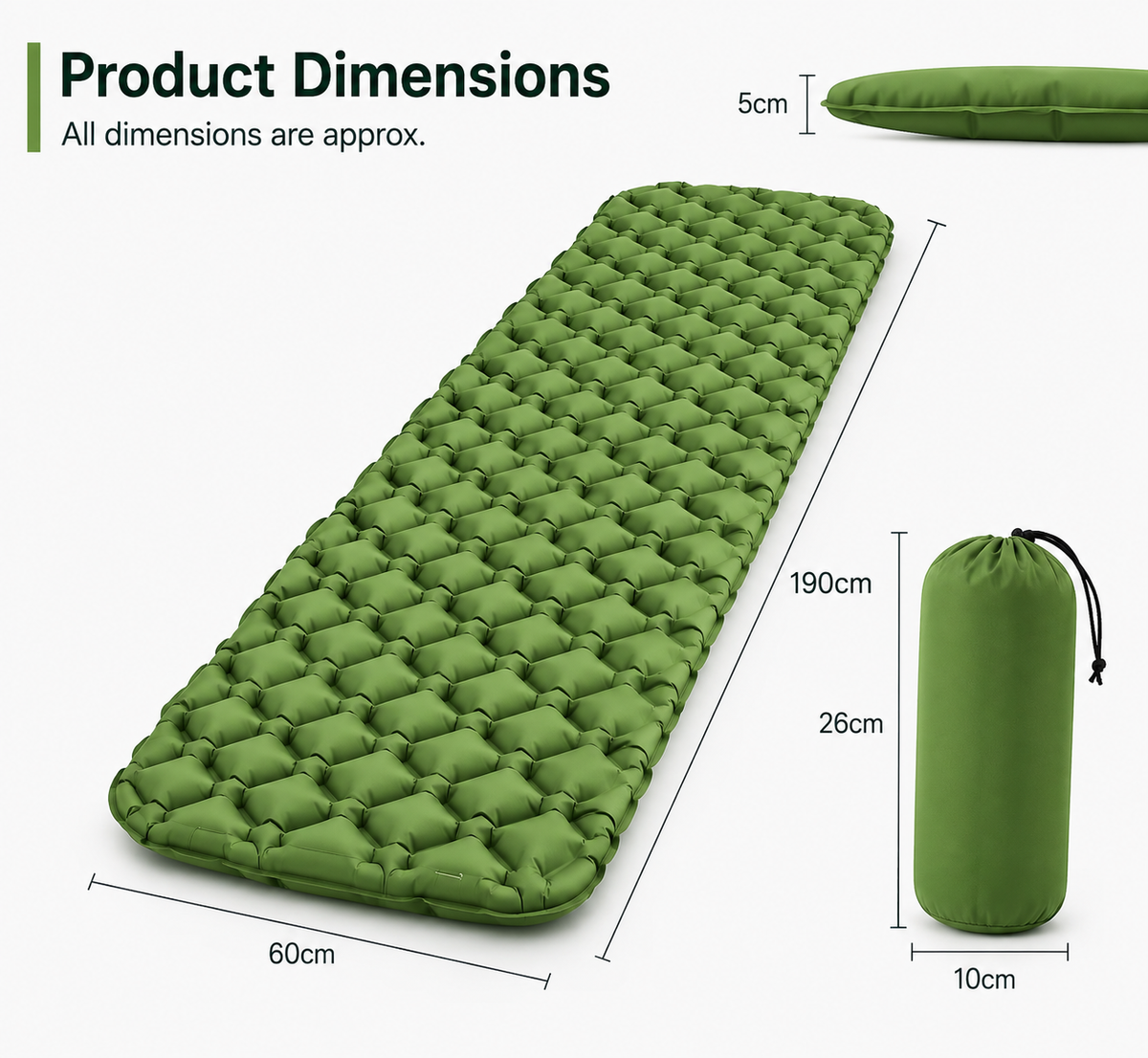 Ultralight Inflatable Sleeping Pad