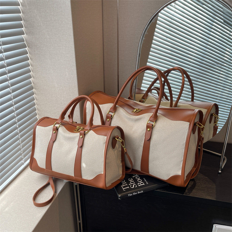 Premium PU Leather Travel Tote Bag