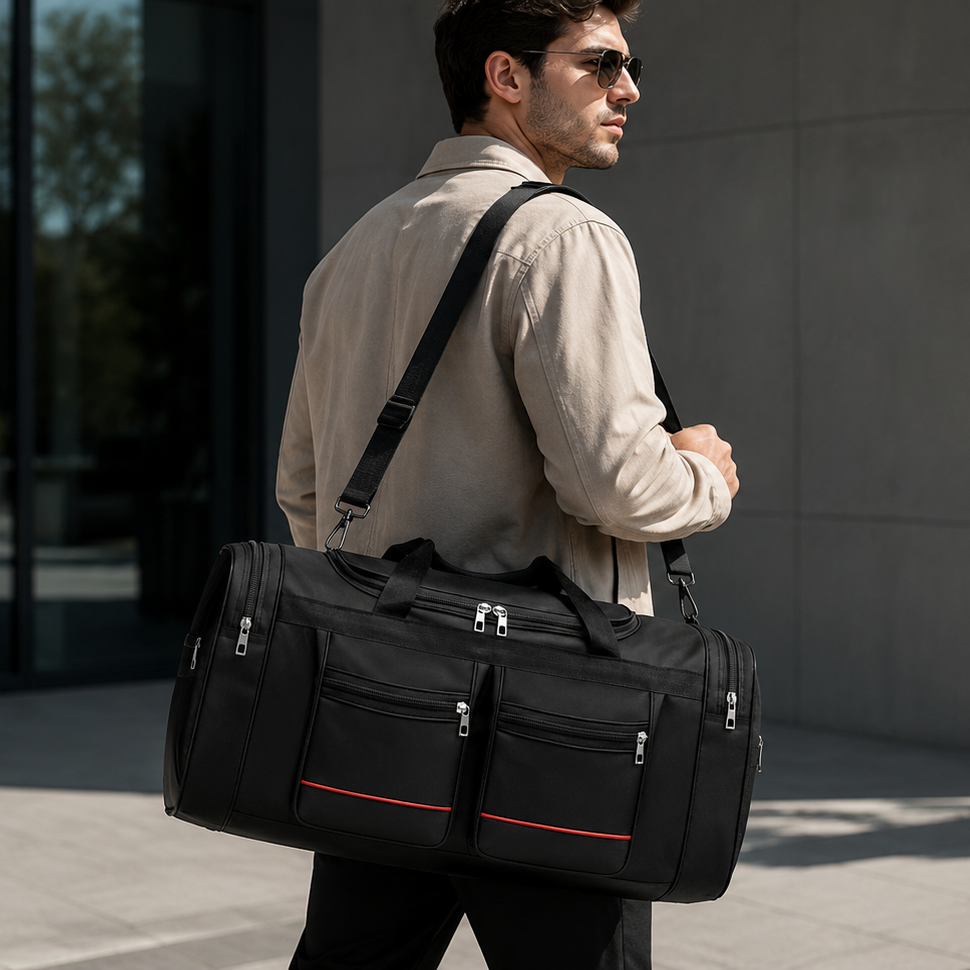 Nylon Wet & Dry Travel Duffel Bag