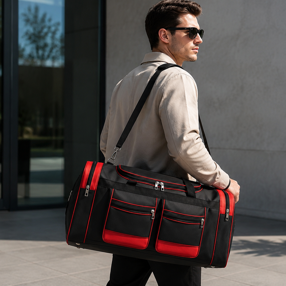 Nylon Wet & Dry Travel Duffel Bag