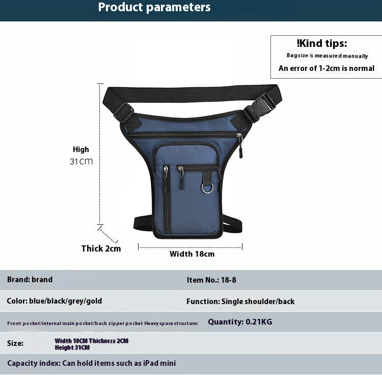 Men's Waterproof Waist & Leg Bag