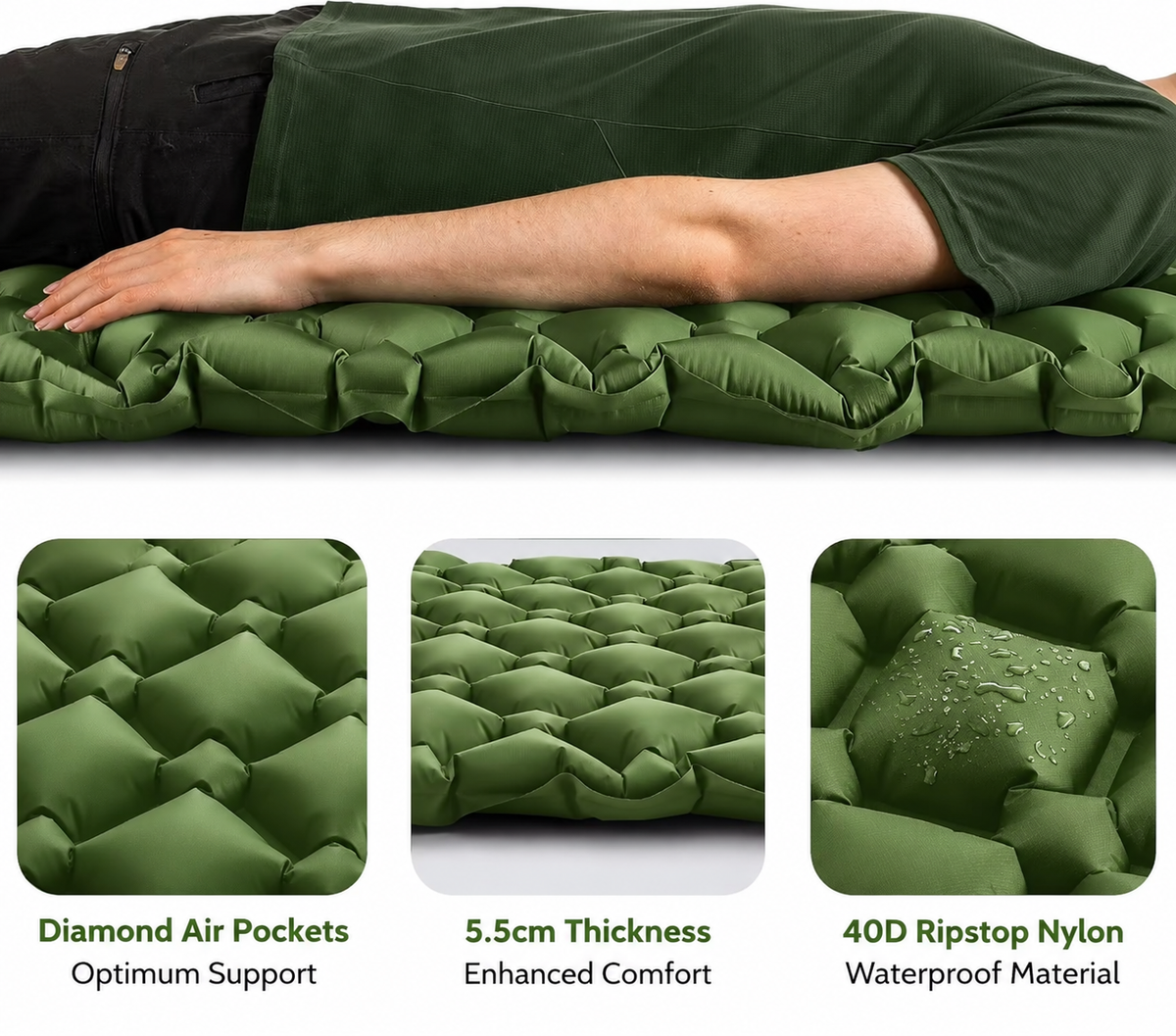 Ultralight Inflatable Sleeping Pad