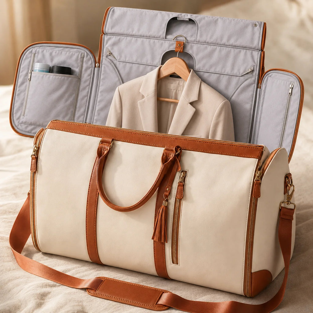 2 in 1 Convertible Garment Duffel Bag
