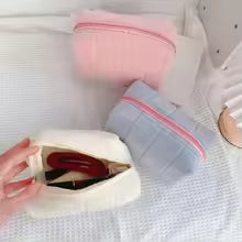 Plush Travel Makeup Pouch