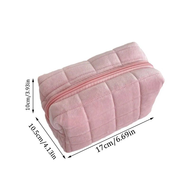 Plush Travel Makeup Pouch