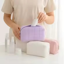 Plush Travel Makeup Pouch
