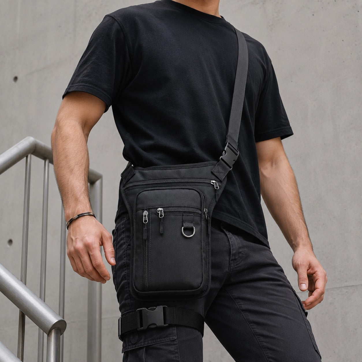 Men's Waterproof Waist & Leg Bag