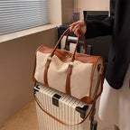 Premium PU Leather Travel Tote Bag